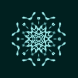 tableau mandala motif harmony resonance 01b