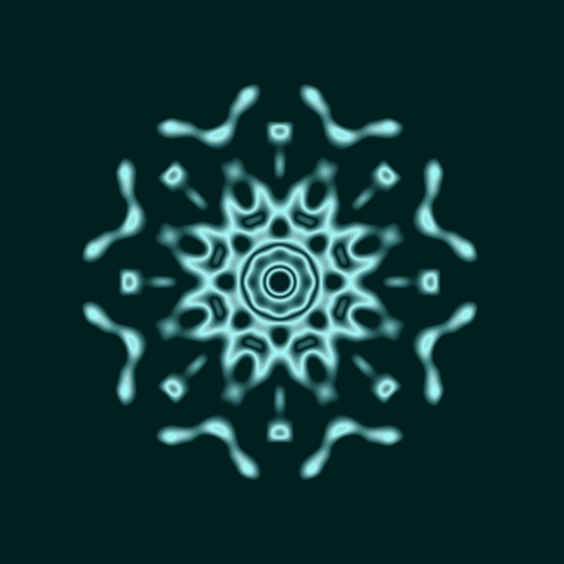 tableau mandala motif harmony resonance 01b