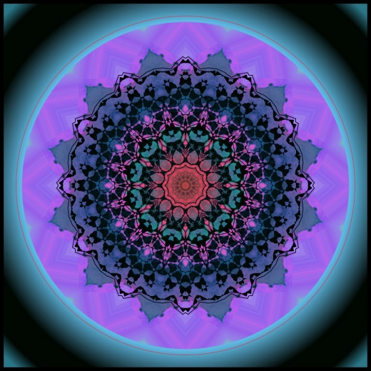 tableau mandala rosace